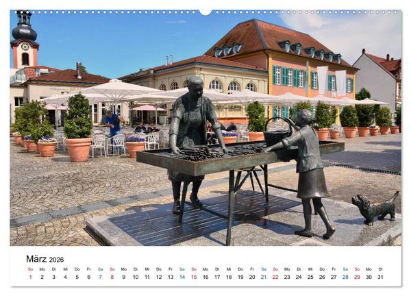 Produktbild: Schwetzingen - Ansichtssache (hochwertiger Premium Wandkalender 2026 DIN A2 quer), Kunstdruck in Hochglanz