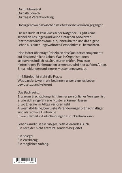 Produktbild: Das Audit deines Lebens