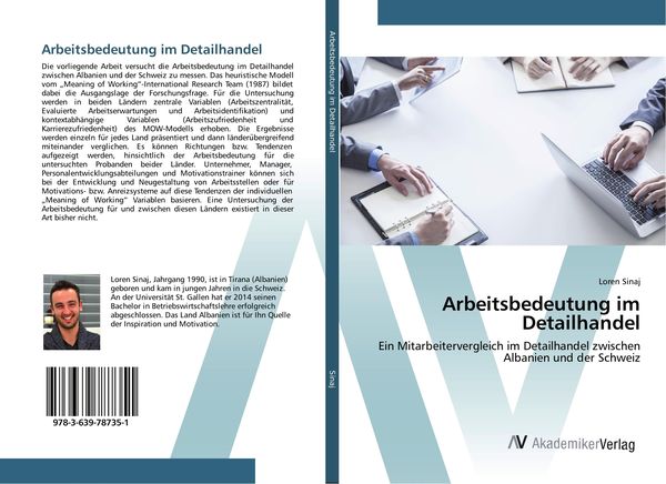Produktbild: Arbeitsbedeutung im Detailhandel
