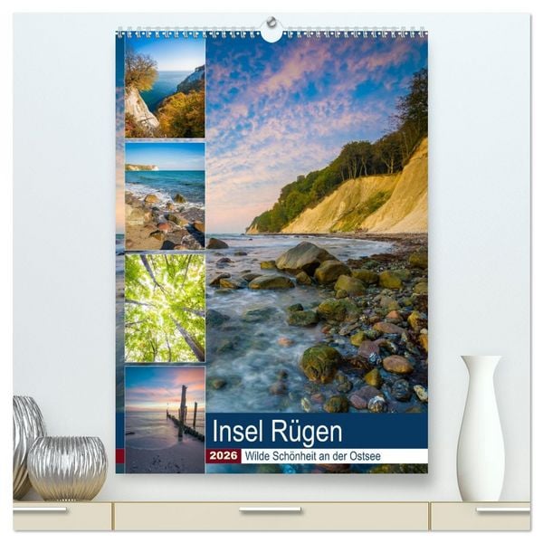 Insel Rügen - Wilde Schönheit an der Ostsee (hochwertiger Premium Wandkalender 2026 DIN A2 hoch), Kunstdruck in Hochglanz