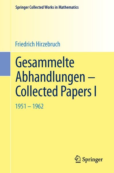 Produktbild: Gesammelte Abhandlungen - Collected Papers I