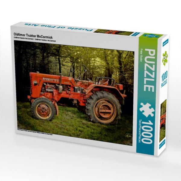 CALVENDO Puzzle Oldtimer Traktor McCormick | 1000 Teile Lege-Größe 64x48cm Foto-Puzzle für glückliche Stunden