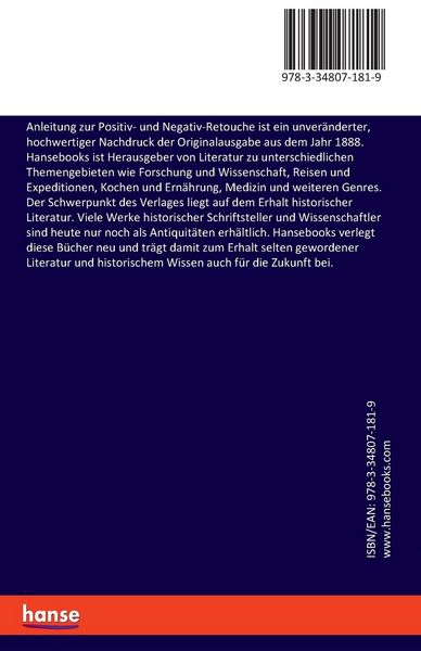 Produktbild: Anleitung zur Positiv- und Negativ-Retouche
