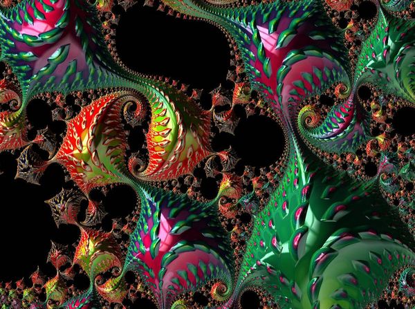 Produktbild: Funny Chameleon Fractals (Puzzle)