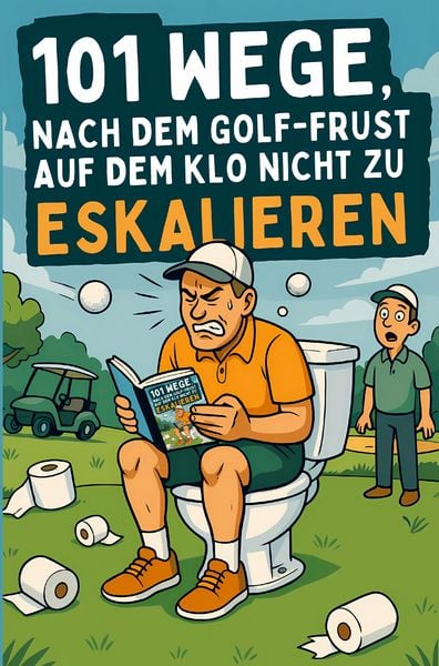 101 Wege, nach dem Golf-Frust auf dem Klo nicht zu eskalieren - Das lustige Geschenkbuch für Golfer, die beim Sitzen besser treffen als beim Putten,