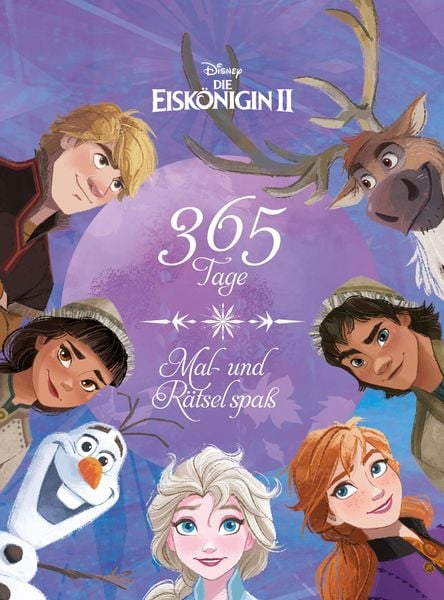 Produktbild: Disney Die Eiskönigin 2: 365 Tage Mal- und Rätselspaß