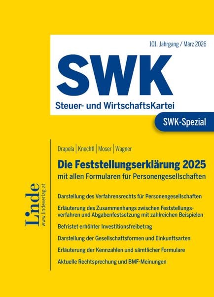 Produktbild: SWK-Spezial Die Feststellungserkl&auml;rung 2025