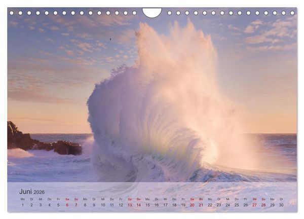 Produktbild: Wellen Konzert (Wandkalender 2026 DIN A4 quer), CALVENDO Monatskalender