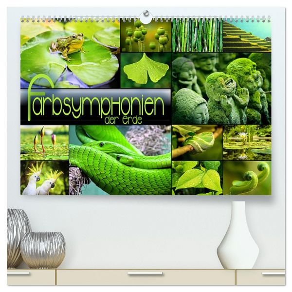 Farbsymphonien der Erde (hochwertiger Premium Wandkalender 2026 DIN A2 quer), Kunstdruck in Hochglanz