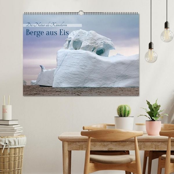 Produktbild: Berge aus Eis (Wandkalender 2026 DIN A2 quer), CALVENDO Monatskalender