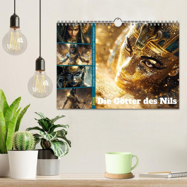 Produktbild: Die G&ouml;tter des Nils (Wandkalender 2026 DIN A4 quer), CALVENDO Monatskalender