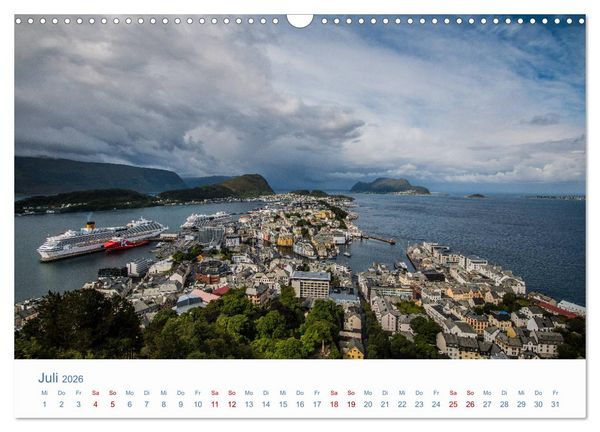 Produktbild: Nordkapp - Norwegens K&uuml;stenlandschaft (Wandkalender 2026 DIN A3 quer), CALVENDO Monatskalender