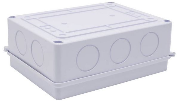 Produktbild: TRU COMPONENTS TC-RB 200x155x80 TC-10239108 Installations-Geh&auml;use ABS Kunststoff Wei&szlig; 1St.