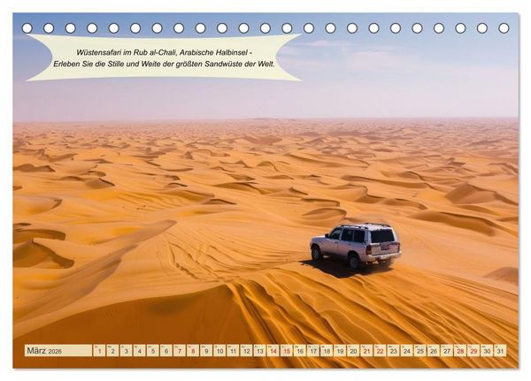 Produktbild: Abenteuerideen f&uuml;r Adrenalin Junkies (Tischkalender 2026 DIN A5 quer), CALVENDO Monatskalender