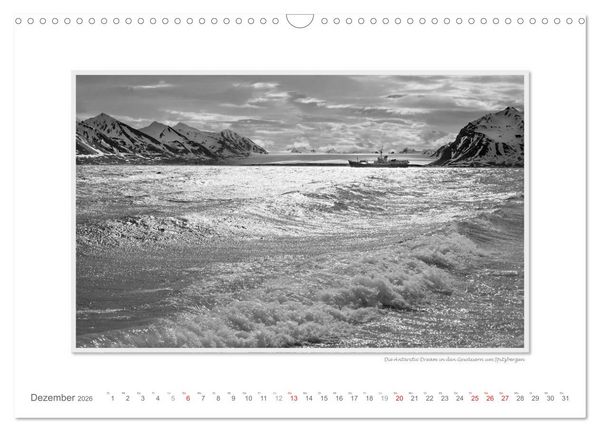 Produktbild: Spitzbergen Svalbard (Wandkalender 2026 DIN A3 quer), CALVENDO Monatskalender