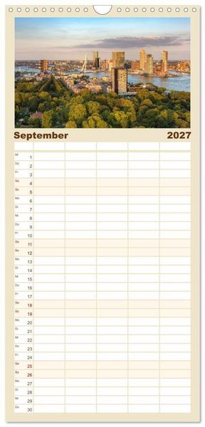 Produktbild: Familienplaner 2027 - Wundersch&ouml;ne Niederlande mit 5 Spalten (Wandkalender, 21 x 45 cm) CALVENDO