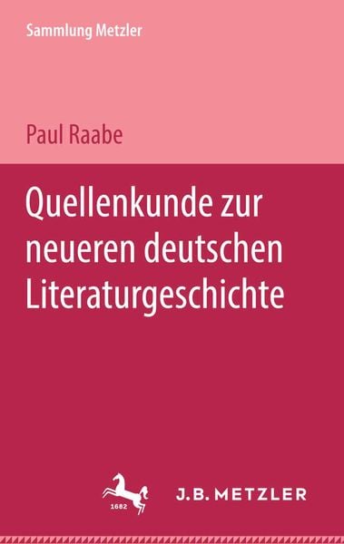 Produktbild: Quellenkunde zur neueren deutschen Literaturgeschichte