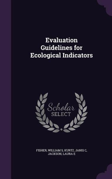 Produktbild: Evaluation Guidelines for Ecological Indicators