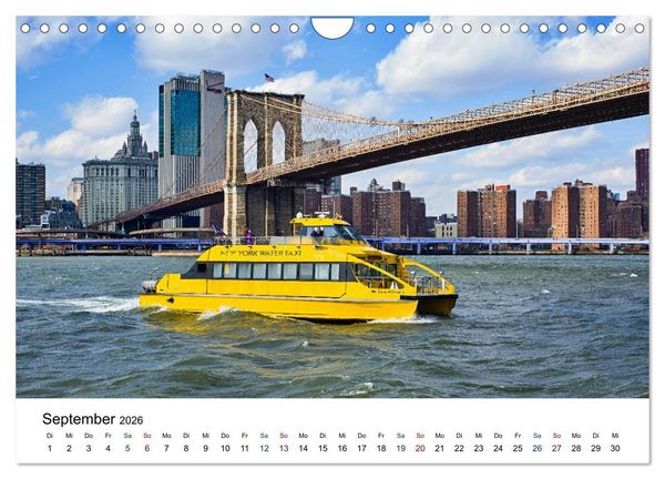 Produktbild: Meine Liebe New York (Wandkalender 2026 DIN A4 quer), CALVENDO Monatskalender
