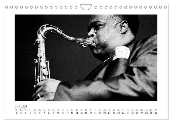Produktbild: Jazztime (Wandkalender 2026 DIN A4 quer), CALVENDO Monatskalender