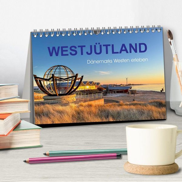 Produktbild: Westj&uuml;tland - D&auml;nemarks Westen erleben (Tischkalender 2026 DIN A5 quer), CALVENDO Monatskalender
