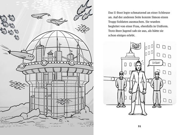 Produktbild: Animox als Comic-Roman 3. Die Stadt der Haie