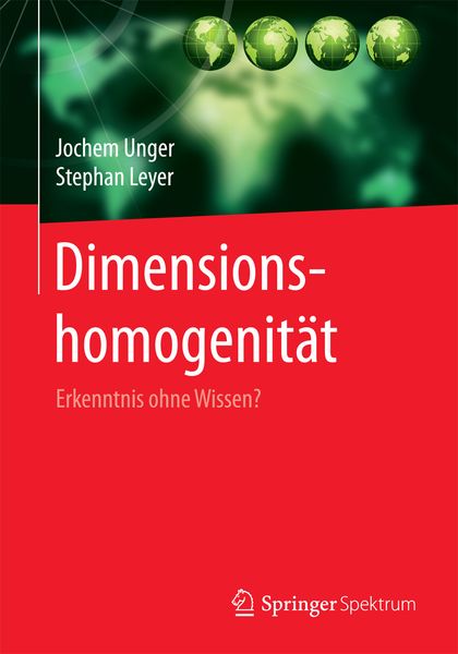 Produktbild: Dimensionshomogenit&auml;t