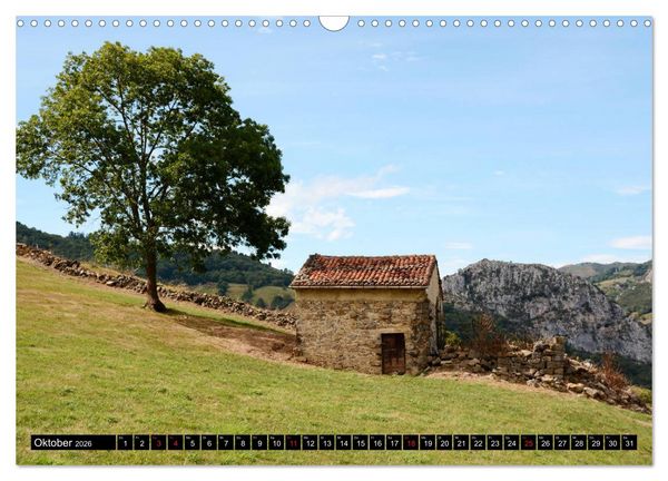 Produktbild: Spaniens wilder Norden (Wandkalender 2026 DIN A3 quer), CALVENDO Monatskalender