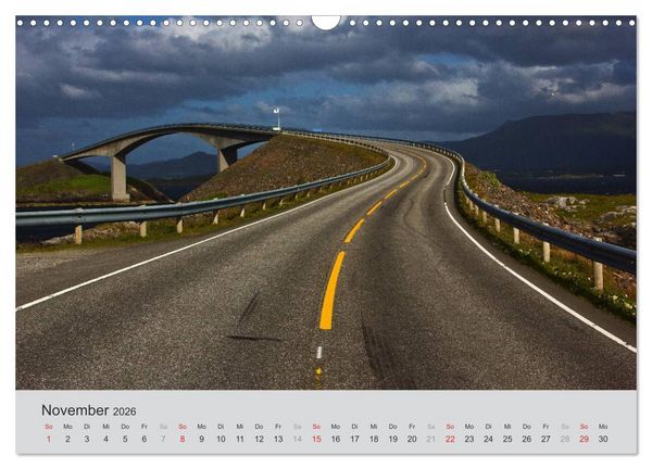 Produktbild: Norwegen - Land der Fjorde (Wandkalender 2026 DIN A3 quer), CALVENDO Monatskalender