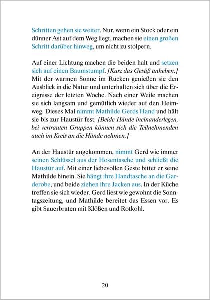 Produktbild: Bewegungsgeschichten und Bewegungsgedichte f&uuml;r &auml;ltere Menschen