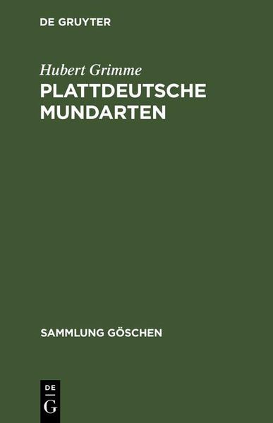 Produktbild: Plattdeutsche Mundarten