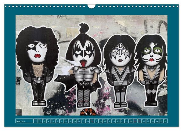 Produktbild: Streetart in Europas St&auml;dten (Wandkalender 2026 DIN A3 quer), CALVENDO Monatskalender