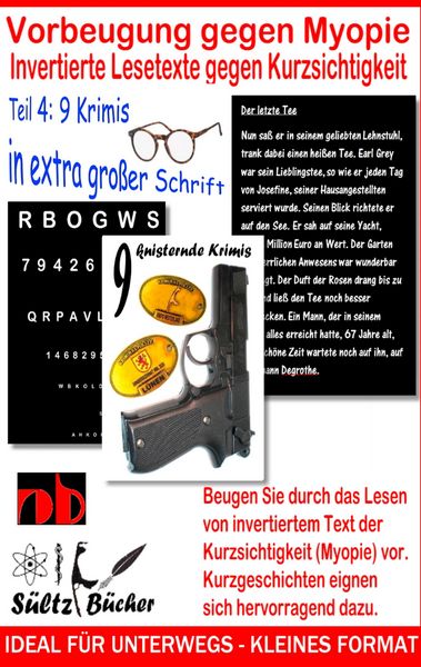 Produktbild: Vorbeugung gegen Myopie - Invertierte Lesetexte gegen Kurzsichtigkeit