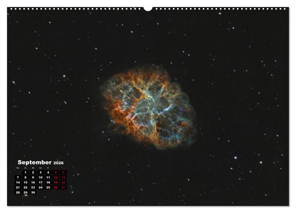 Produktbild: InfinityAstro - die Unendlichkeit im Bild - Astrofotos von Roland Schliessus (Wandkalender 2026 DIN A2 quer), CALVENDO Monatskalender