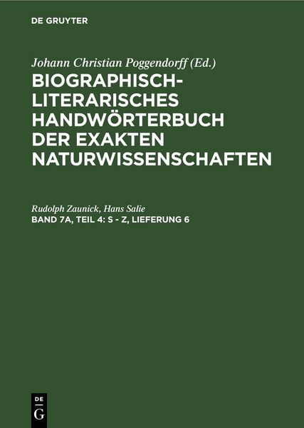 Produktbild: S - Z, Lieferung 6