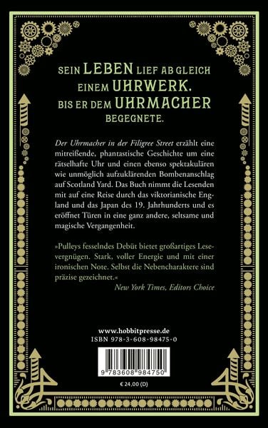 Produktbild: Der Uhrmacher in der Filigree Street