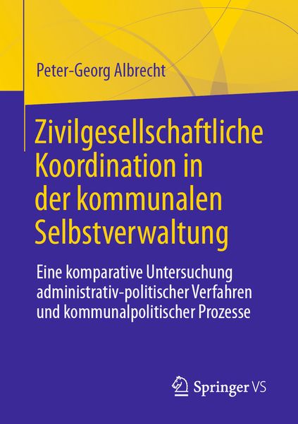 Produktbild: Zivilgesellschaftliche Koordination in der kommunalen Selbstverwaltung