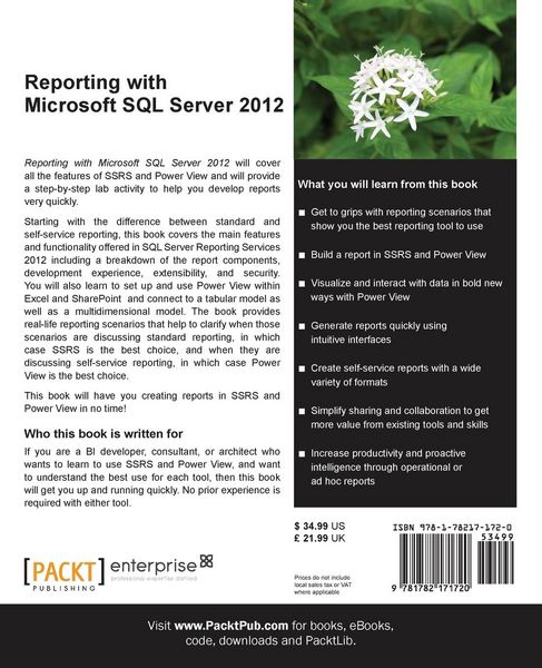 Produktbild: Reporting with Microsoft SQL Server 2012