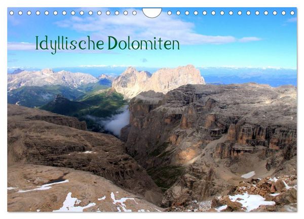 Produktbild: Idyllische Dolomiten (Wandkalender 2026 DIN A4 quer), CALVENDO Monatskalender