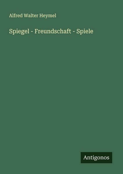 Produktbild: Spiegel - Freundschaft - Spiele