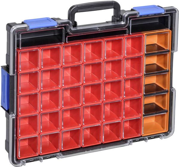 Produktbild: Allit EuroPlus Pro K44/36 Sortimentskoffer (B x H x T) 440 x 76 x 355 mm Anzahl F&auml;cher: 36 Inhalt 1 St.