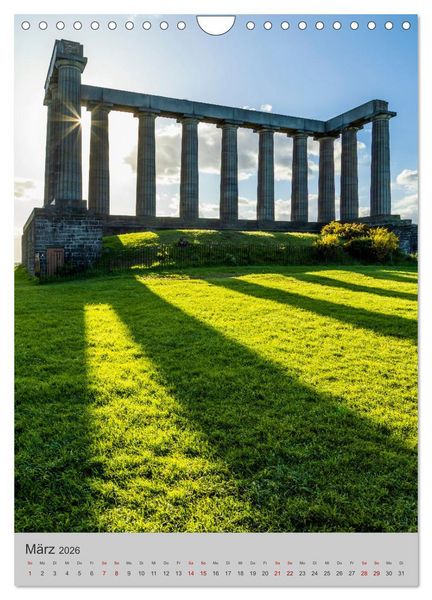 Produktbild: EDINBURGH Historisches Stadtherz (Wandkalender 2026 DIN A4 hoch), CALVENDO Monatskalender