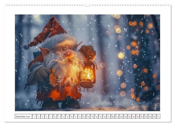 Produktbild: Auf den Spuren der Zwerge (Wandkalender 2026 DIN A2 quer), CALVENDO Monatskalender