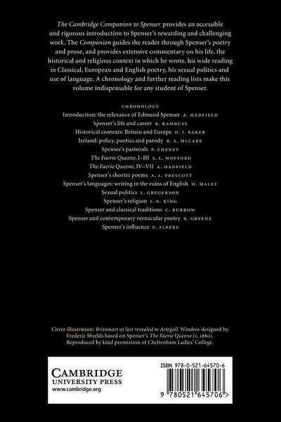 Produktbild: The Cambridge Companion to Spenser