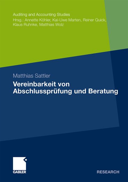 Produktbild: Vereinbarkeit von Abschlusspr&uuml;fung und Beratung