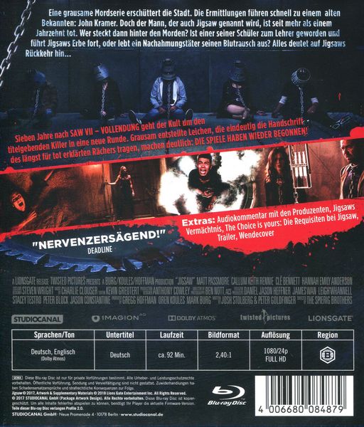Produktbild: Jigsaw - SAW VIII