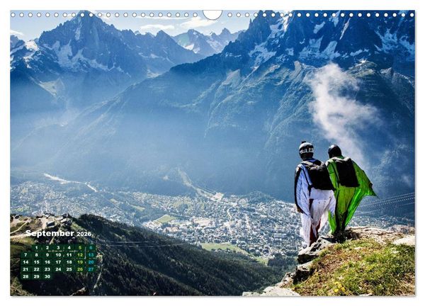 Produktbild: Base Jumping Adrenalin- Kick (Wandkalender 2026 DIN A3 quer), CALVENDO Monatskalender