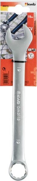 Produktbild: Kwb 460219 Ring-Maulschl&uuml;ssel 1 St&uuml;ck Schl&uuml;sselweite (Metrisch) 19mm