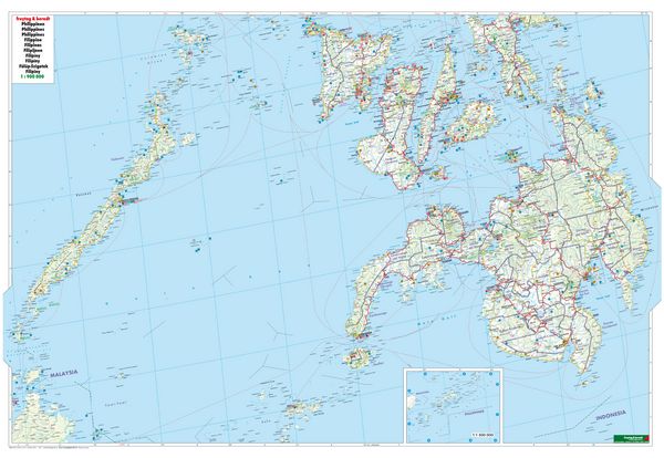 Produktbild: freytag & berndt Stra&szlig;enkarte Philippinen 1:900.000