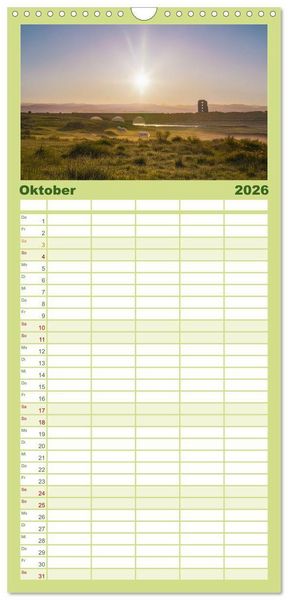 Produktbild: Familienplaner 2026 - Irland - Unterwegs auf dem Wild Altantic Way mit 5 Spalten (Wandkalender, 21 x 45 cm) CALVENDO
